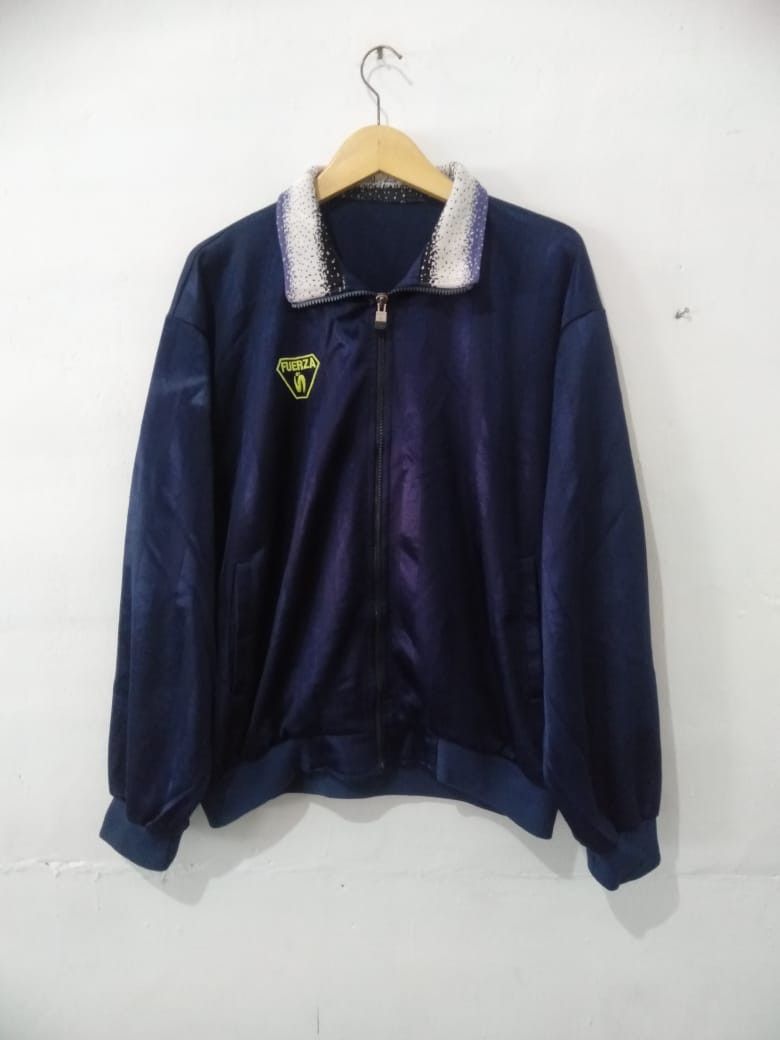 Japanese Brand × Vintage 90’s FUERZA TRACK JACKET Size US L / EU 52-54 / 3 - 1 Thumbnail