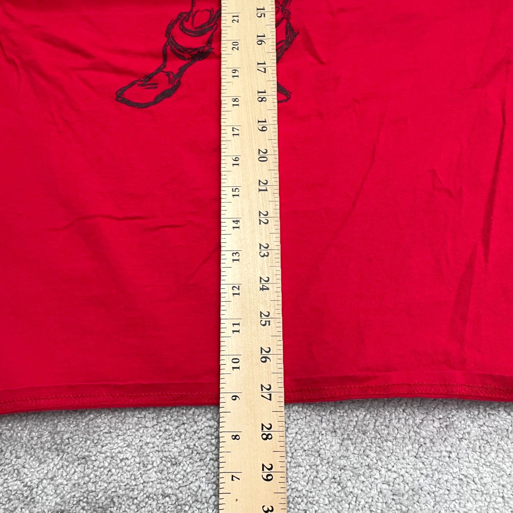 Disney Disney Gaston T-Shirt Mens XL Red Cotton Graphic Crew Tee Size US XL / EU 56 / 4 - 6 Thumbnail