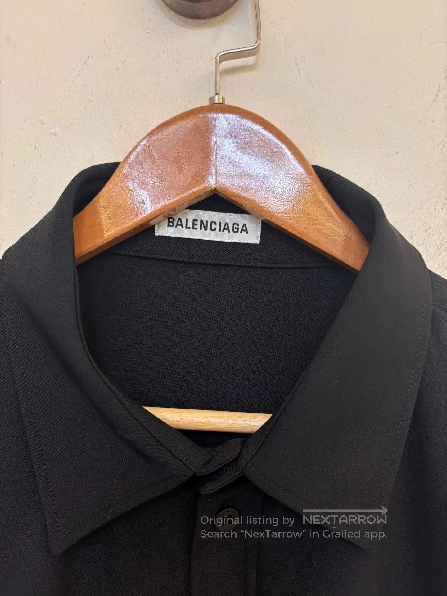 Balenciaga Balenciaga Fine Wool Shirt. Size US L / EU 52-54 / 3 - 2 Thumbnail
