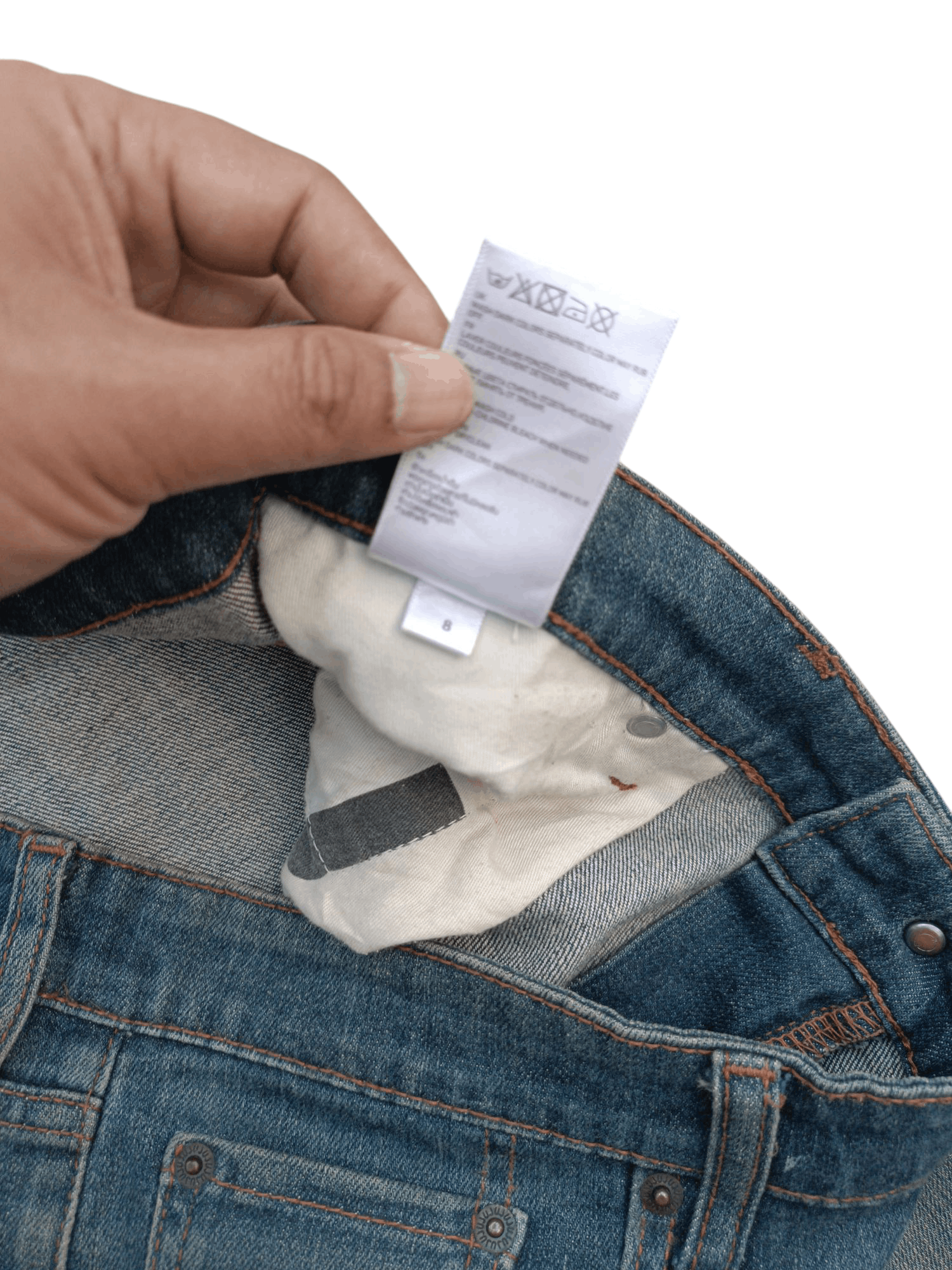 Jun Takahashi Vintage Uniqlo S002 Baggy Splatter Rare Design Jeans E213 Size US 36 / EU 52 - 8 Thumbnail