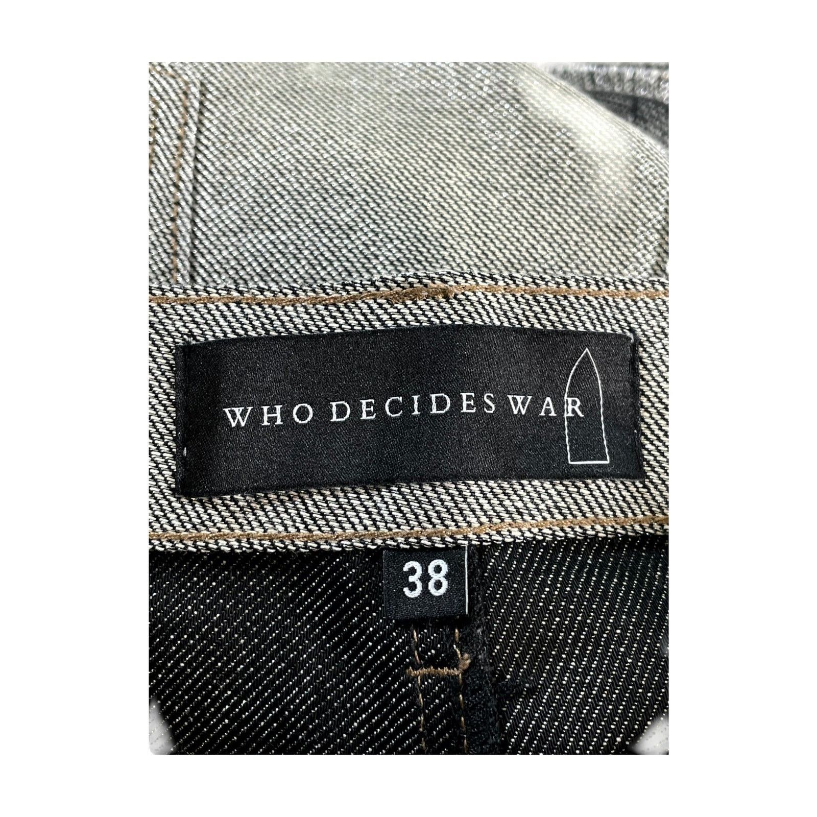 Who Decides War Who Decides War "Chrome Fusion" Denim Gray Jeans Size US 38 / EU 54 - 5 Thumbnail