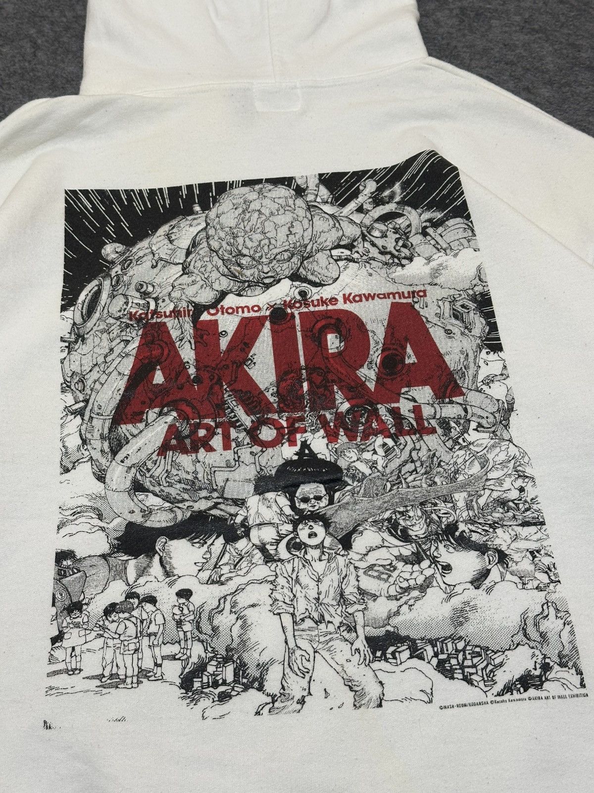 Japanese Brand AKIRA x ART OF WALL exhibition hoodie in white. Size US M / EU 48-50 / 2 - 2 Thumbnail