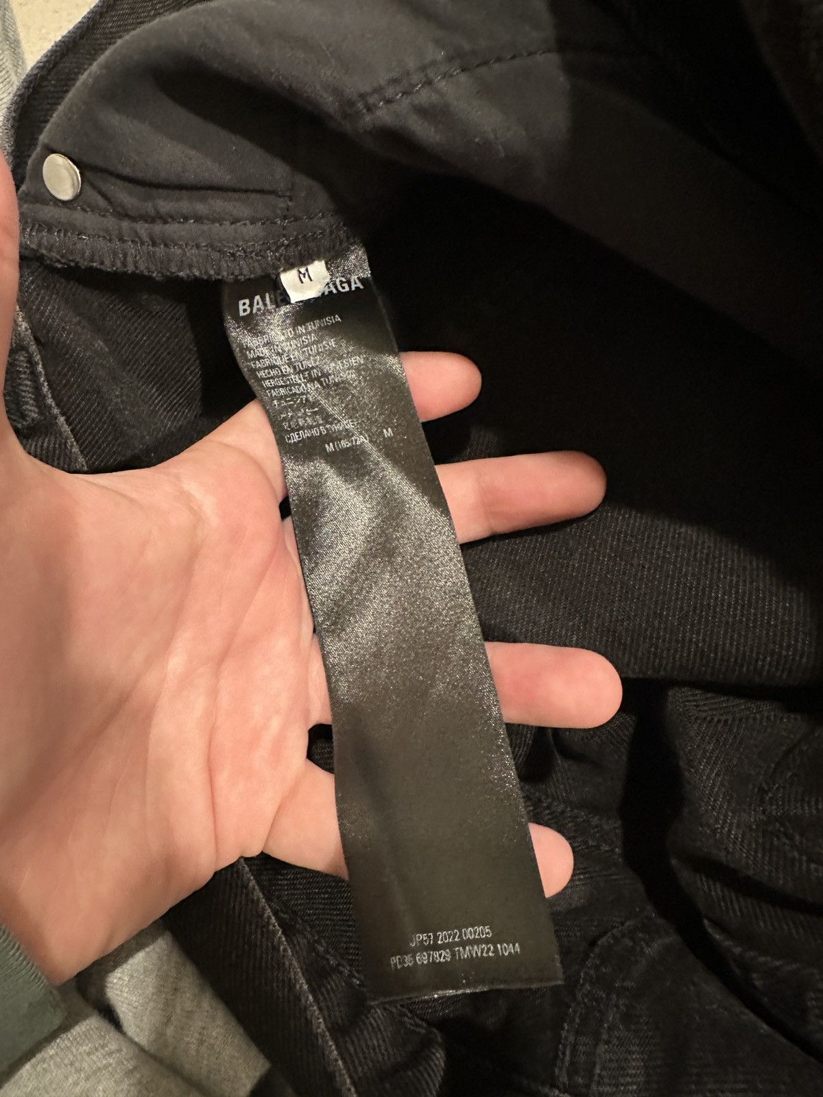 Balenciaga FW22 LOST TAPES SOFT JAPANESE FLARED DENIM Size US 32 / EU 48 - 10 Thumbnail