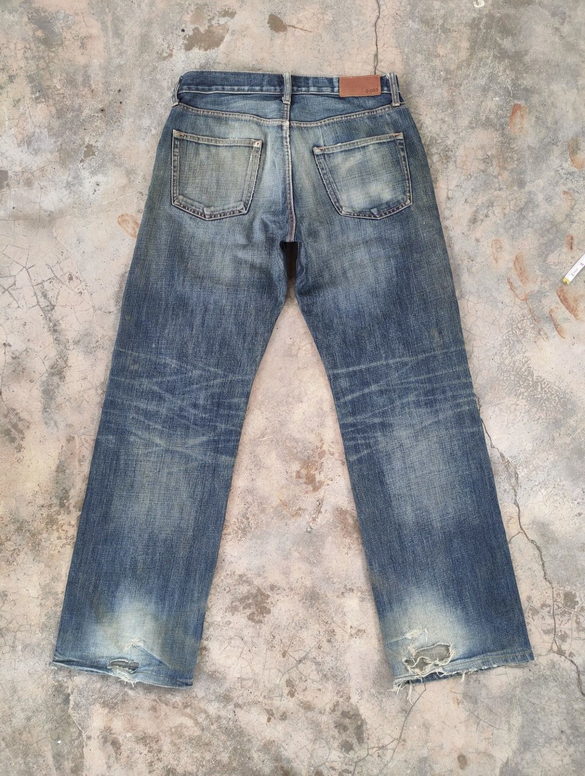 # VINTAGE JAPANESE RUSTY FADED DISTRESSED JEAN PANTS