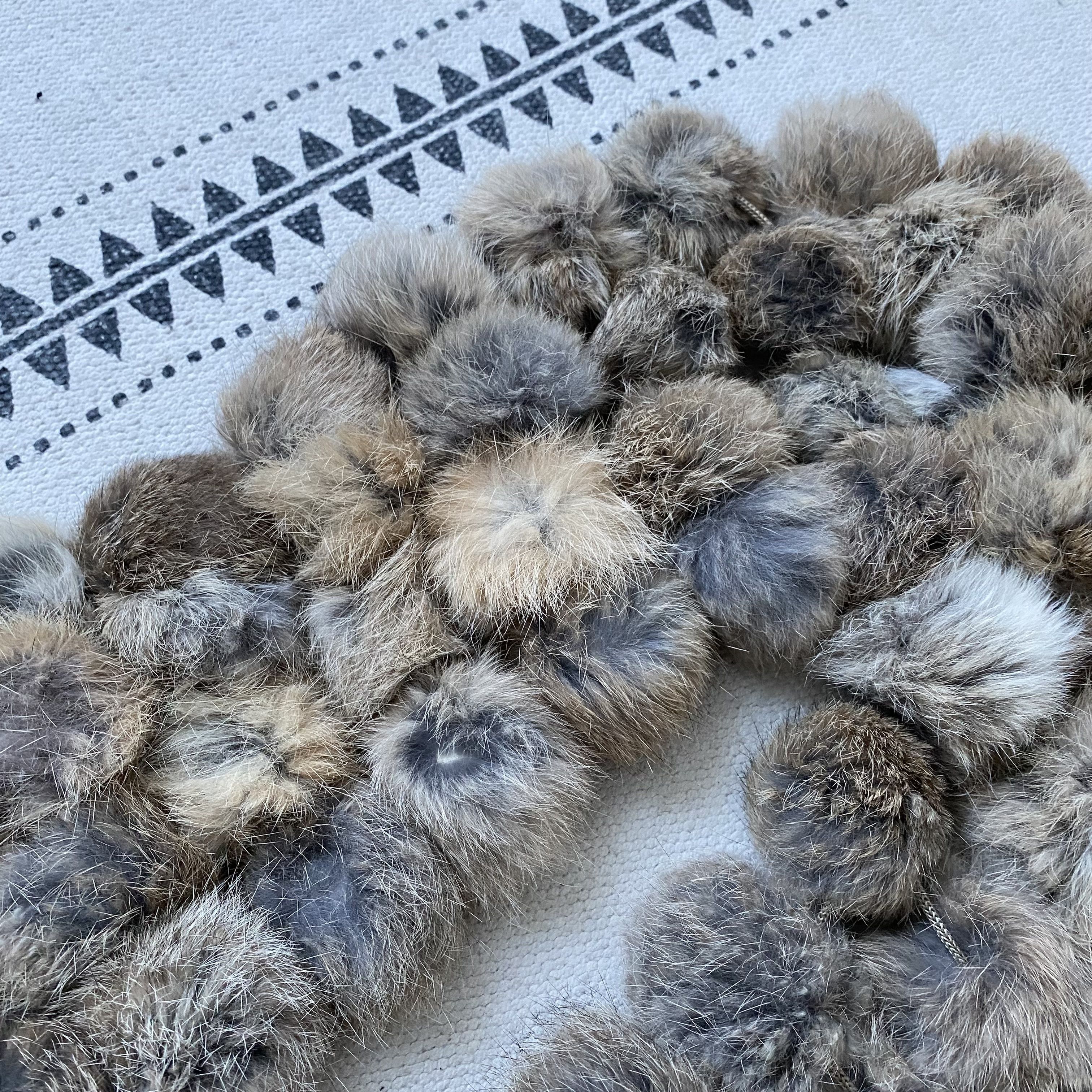 Japanese Brand Vintage 90s Real Fur Scarf Luxury designer Size ONE SIZE - 3 Thumbnail