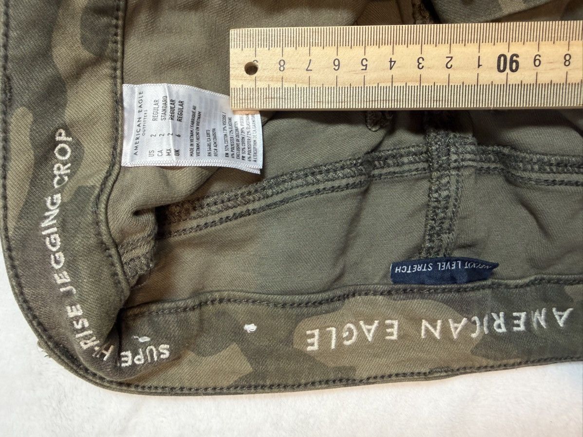 American Eagle Outfitters American Eagle Hi Rise Jegging Camo Cargo Pants Sz 2 Size 24" / US 00 / IT 34 - 6 Thumbnail