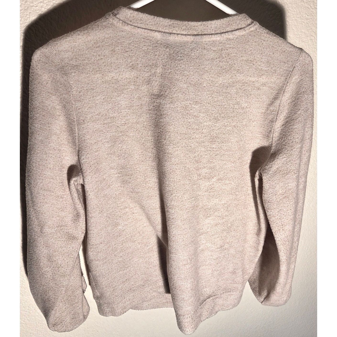 Vera Wang Simply Vera Wang Gray Ruched Sleeve Sweater - Size Small Size S / US 4 / IT 40 - 5 Thumbnail