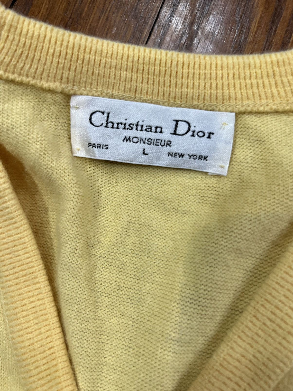 Vintage Vintage Dior Sweater Size US L / EU 52-54 / 3 - 3 Thumbnail