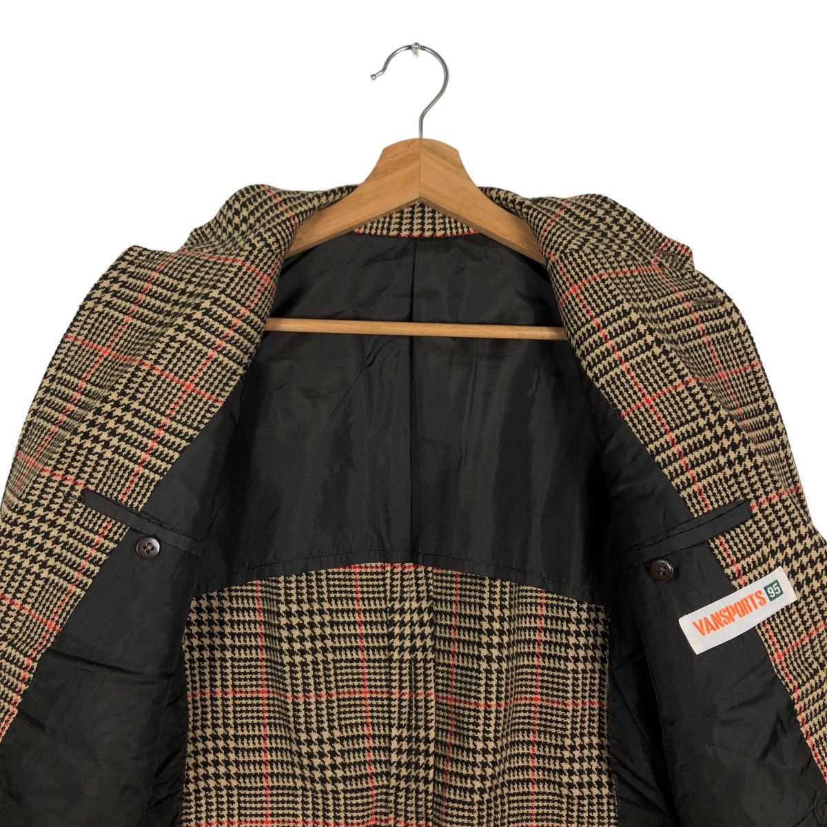Japanese Brand 🔥TARTAN DESIGN LEATHER PARTS VANSPORT JAPAN MADE Size US M / EU 48-50 / 2 - 11 Thumbnail