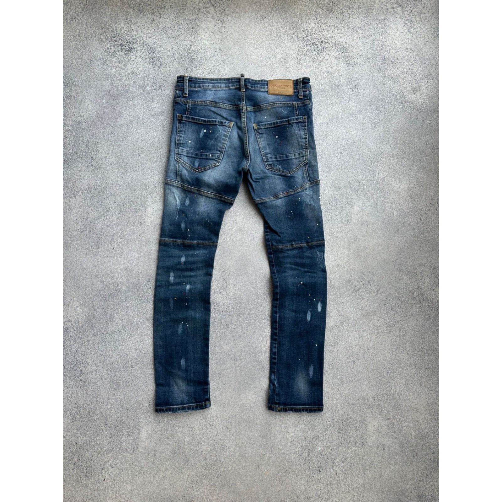 Dsquared2 Dsquared2 Distressed Painted Style Slim Jeans Size US 30 / EU 46 - 11 Thumbnail