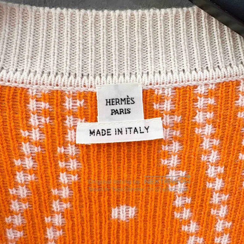 Hermes Hermes Cashmere Open Cardigan Knit Jacket Size XS / US 0-2 / IT 36-38 - 3 Thumbnail