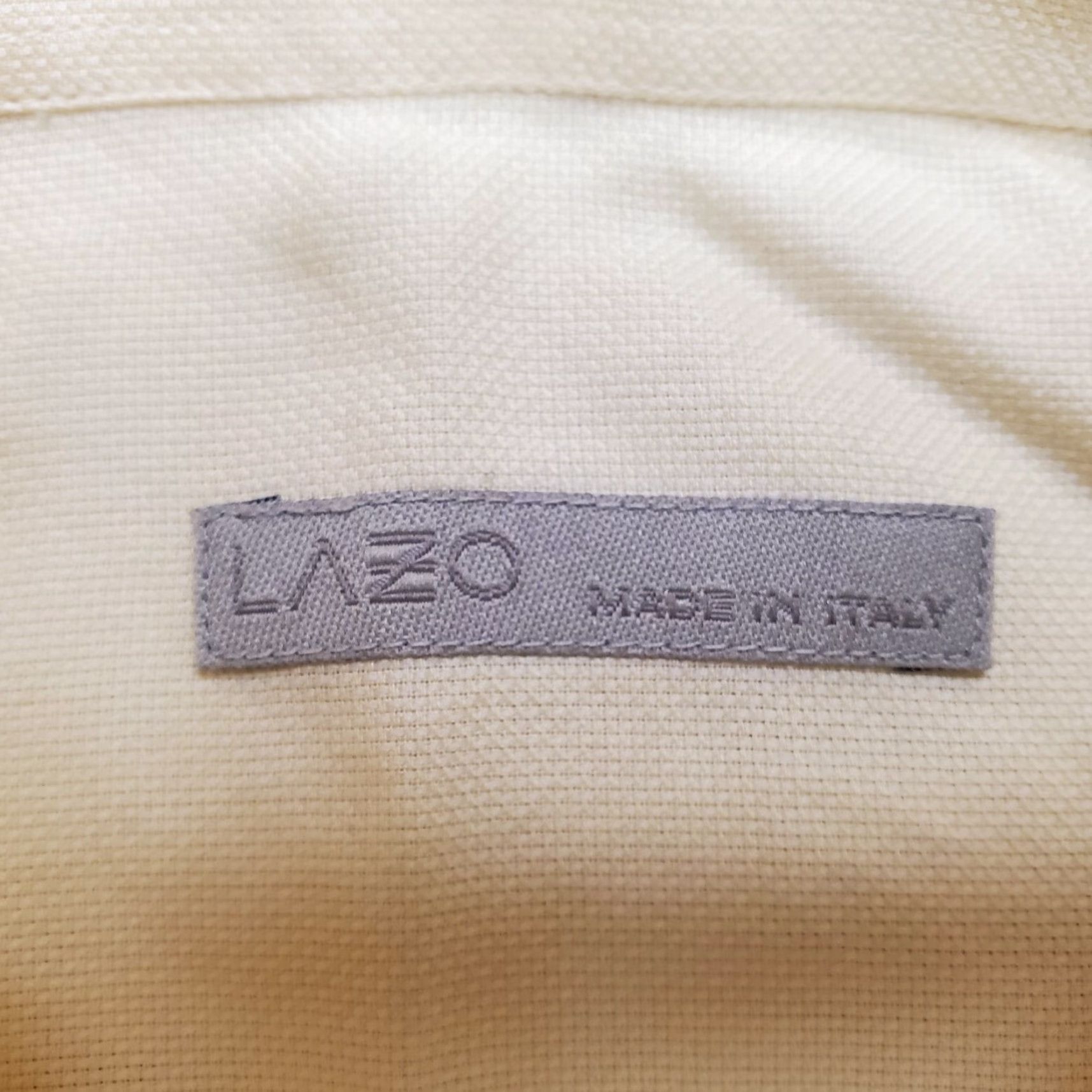 Vintage Lazo Shirt Mens 16.5 Yellow Long Sleeve Hidden Button Down 100% Cotton Italy Shirt Mens 16.5 Yellow Long Sleeve Button-Down Cotton Italy Size US XL / EU 56 / 4 - 5 Thumbnail