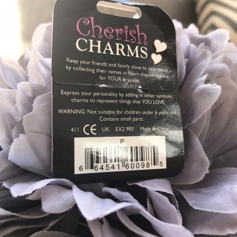 Other Cherish Charms Initial Monogram P Name Bracelet Charm NEW Size ONE SIZE - 2 Thumbnail