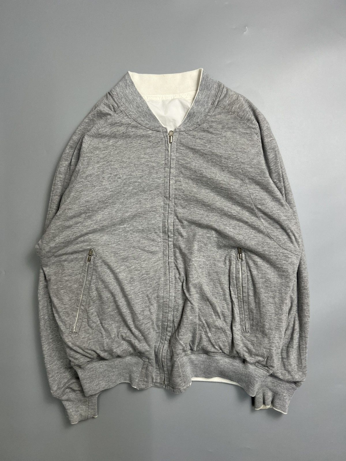 Issey Miyake × Vintage 1990s Issey Miyake Archives Reversible Bomber Jackets Size US M / EU 48-50 / 2 - 3 Thumbnail