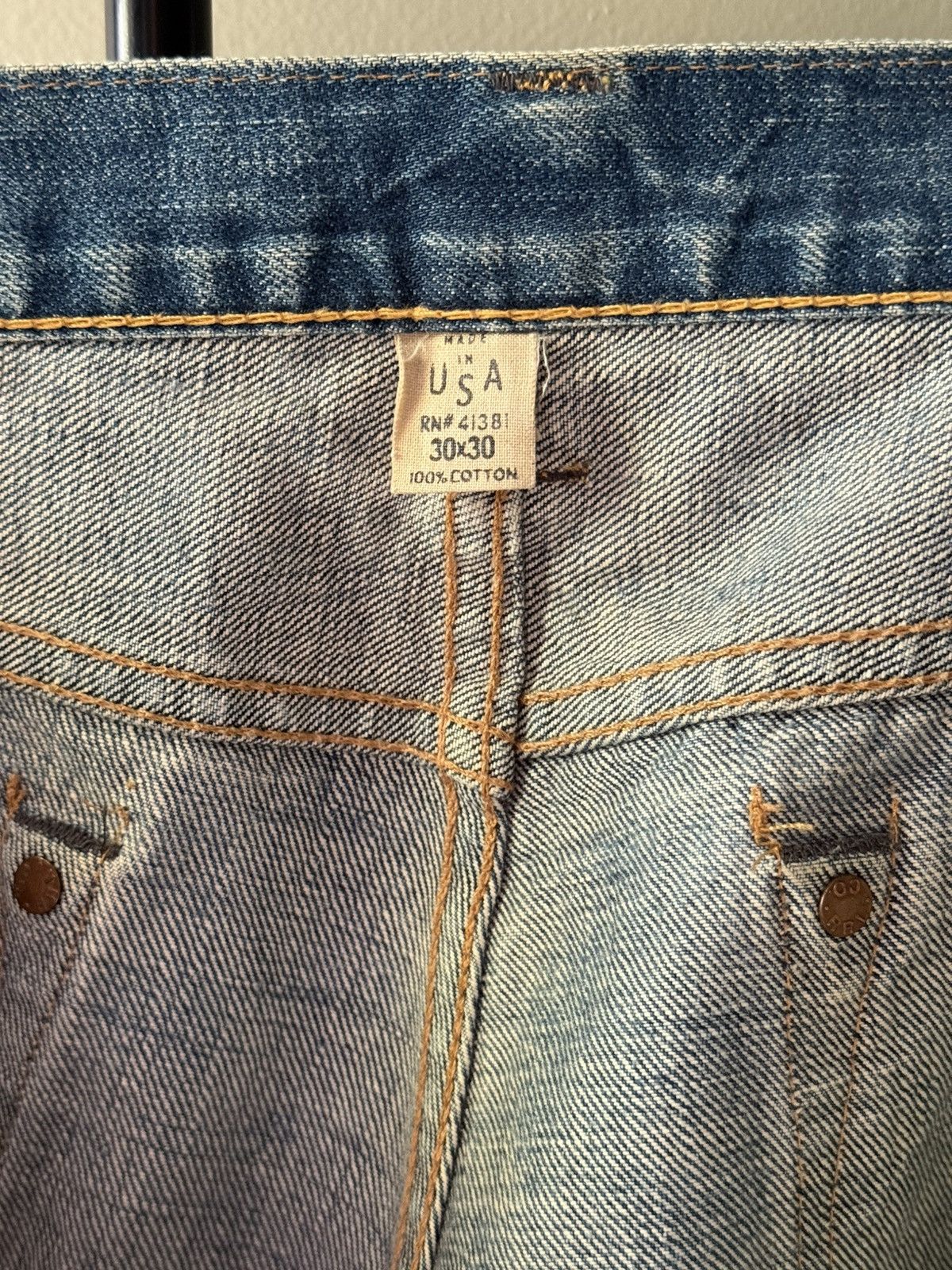 RRL Ralph Lauren RRL & Co. Selvage Denim Jeans Size US 30 / EU 46 - 5 Thumbnail