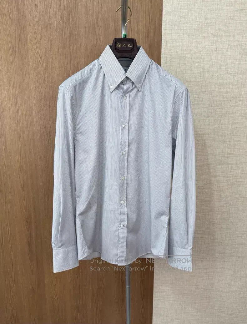 Brunello Cucinelli Brunello Cucinelli Men's Shirt Size US M / EU 48-50 / 2 - 1 Thumbnail