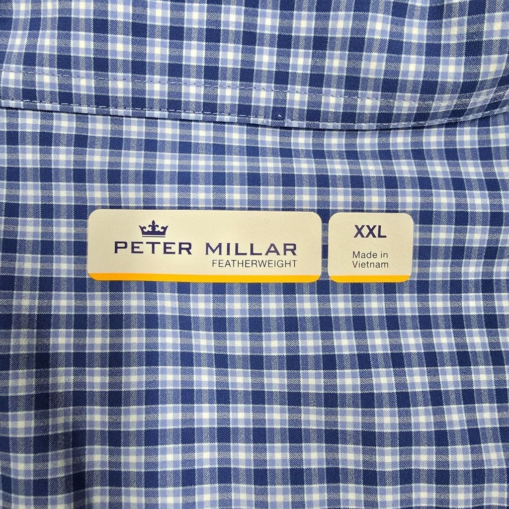 Peter Millar Peter Millar 2XL Featherweight Plaid Short Sleeve Shirt READ Size US XXL / EU 58 / 5 - 4 Thumbnail