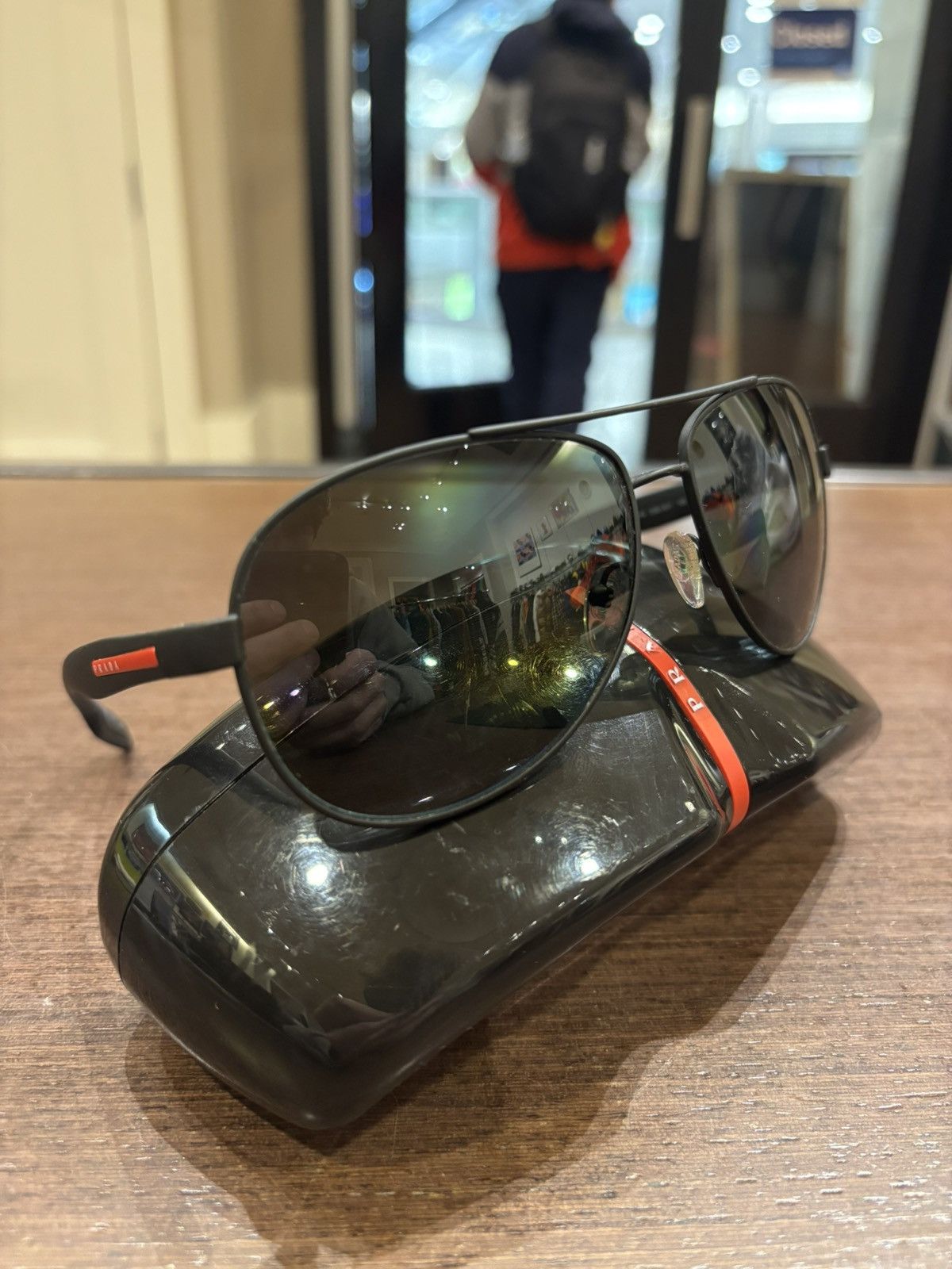 Prada Prada Aviator Glasses Size ONE SIZE - 1 Thumbnail
