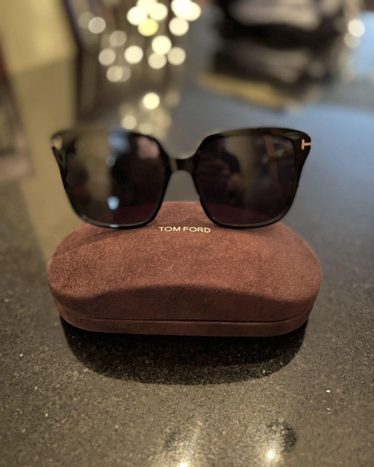 Tom Ford Tom Ford ‘Faye’ Sunglasses Size ONE SIZE - 6 Thumbnail
