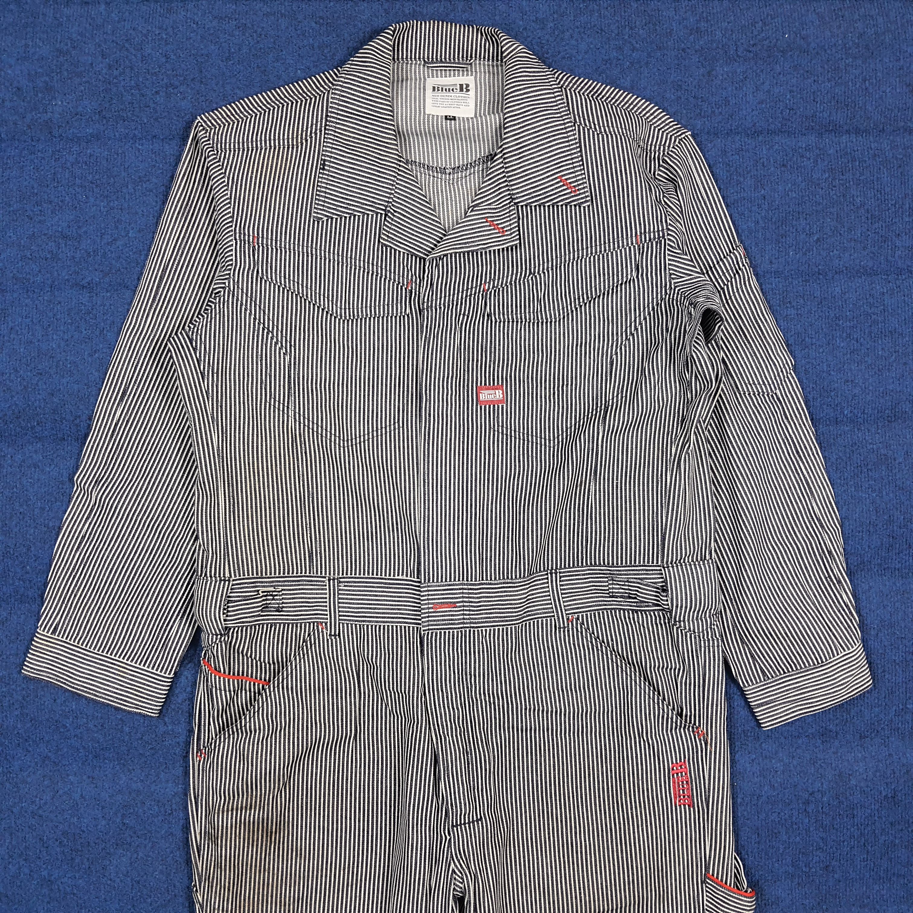 Japanese Brand Vintage Workwear Coverall With Hysteric Custom Logo C302N8 Size US XL / EU 56 / 4 - 3 Thumbnail