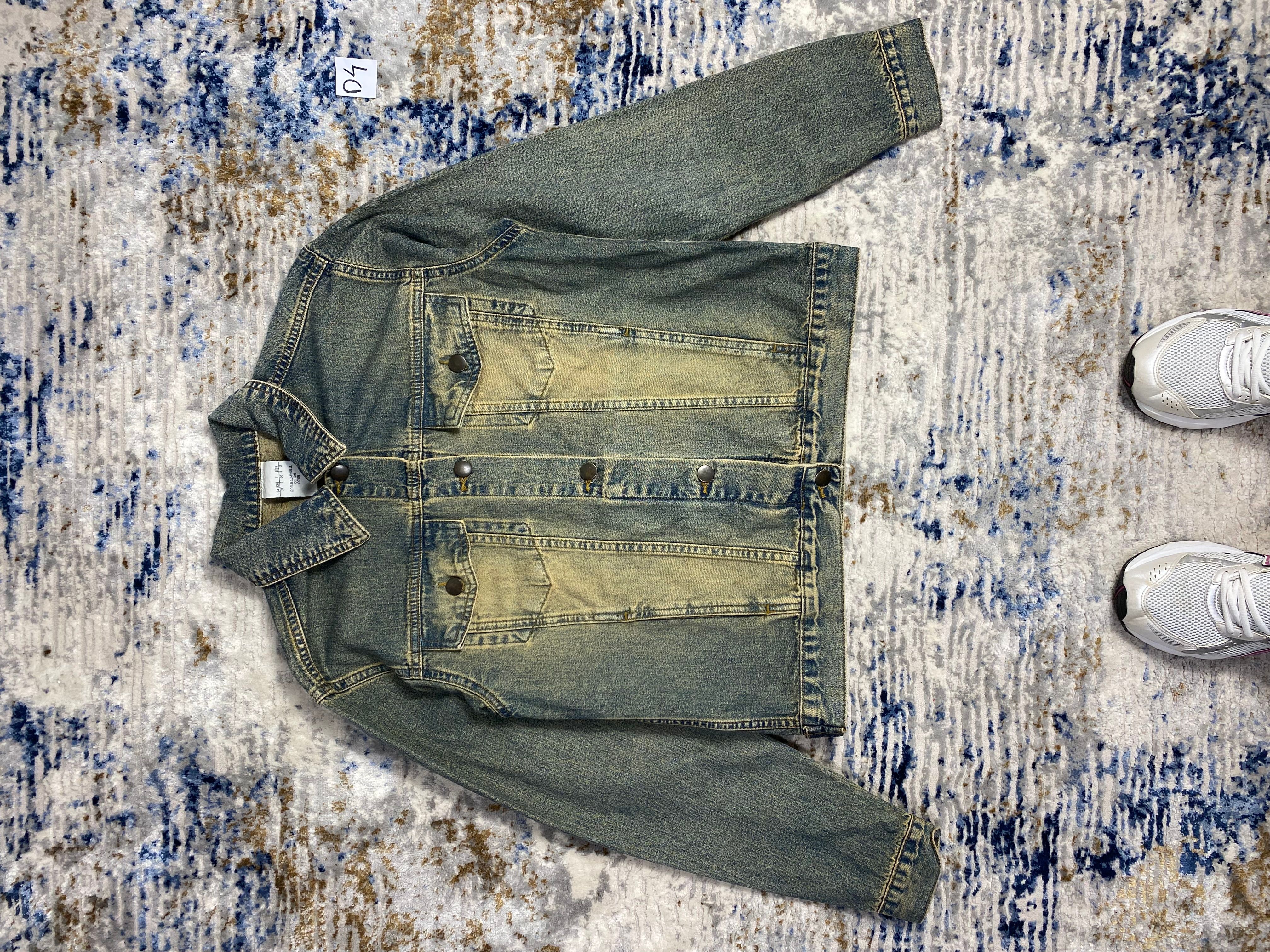 Pre-owned Vintage Ultra Faded  Denim Jacket In  Washed Denim