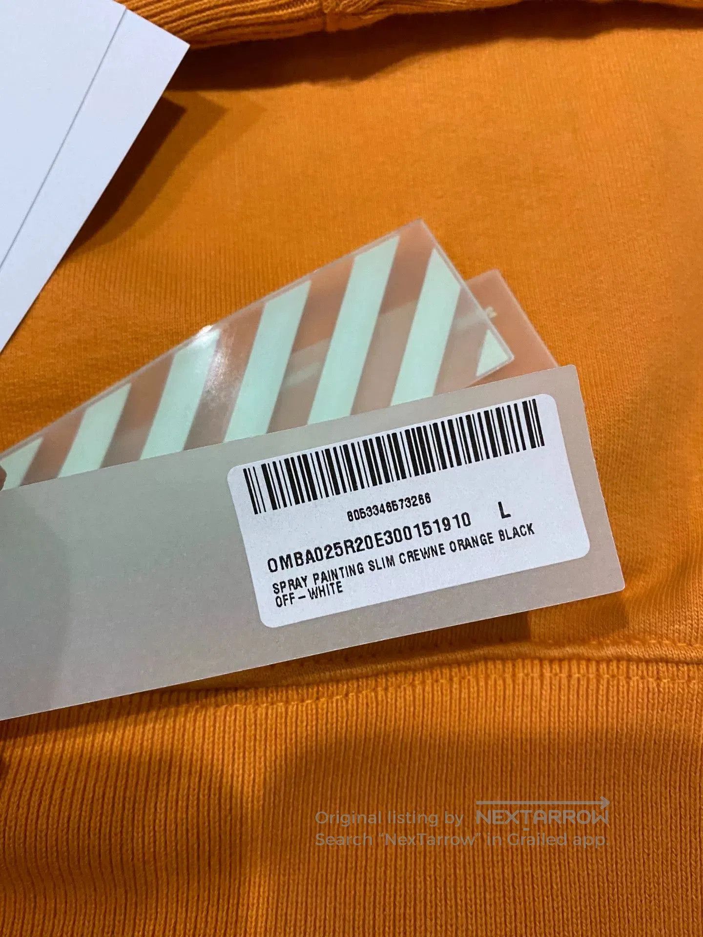 Off-White off white spray print long sleeve sweatshirt. Size US M / EU 48-50 / 2 - 6 Thumbnail