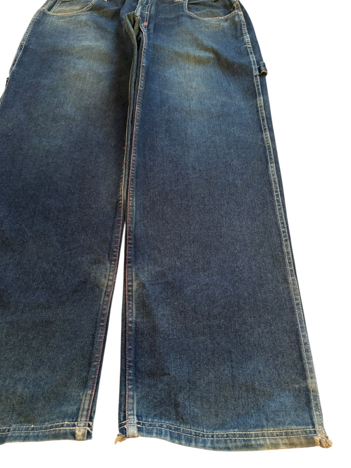 Ecko Unltd. Vintage Ecko Carpenter Mud Wash Ripped Baggy Wide Jean Size US 40 / EU 56 - 7 Thumbnail