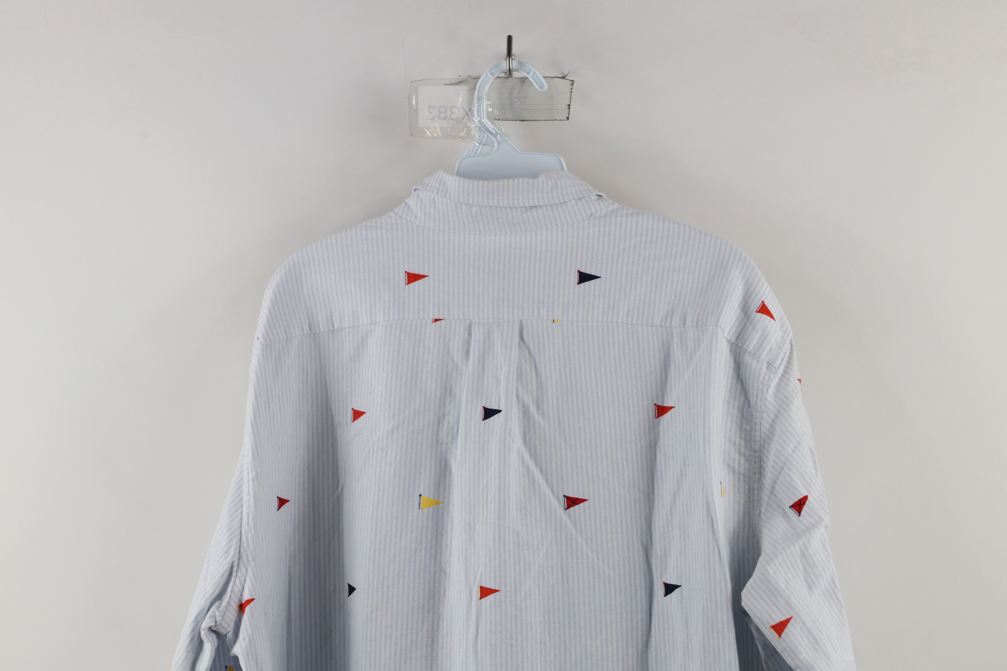 J.Crew × Vintage J Crew Sailing Flags Oxford Collared Button Down Shirt Size US XL / EU 56 / 4 - 10 Thumbnail