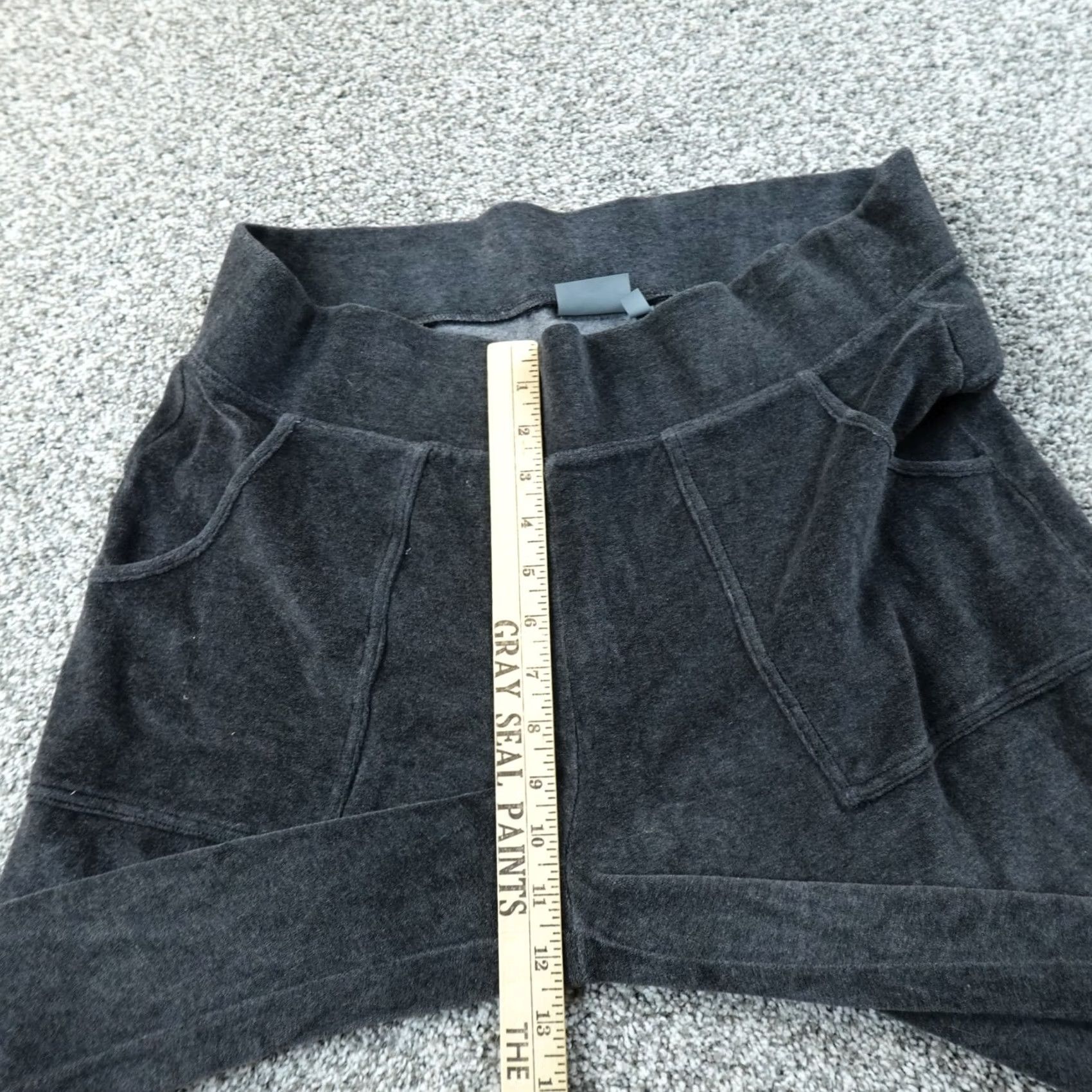 Athleta Athleta Pants Womens L Gray Velour Pull On High Rise Jogger Sweatpants Size 36" / US 14 / IT 50 - 4 Thumbnail
