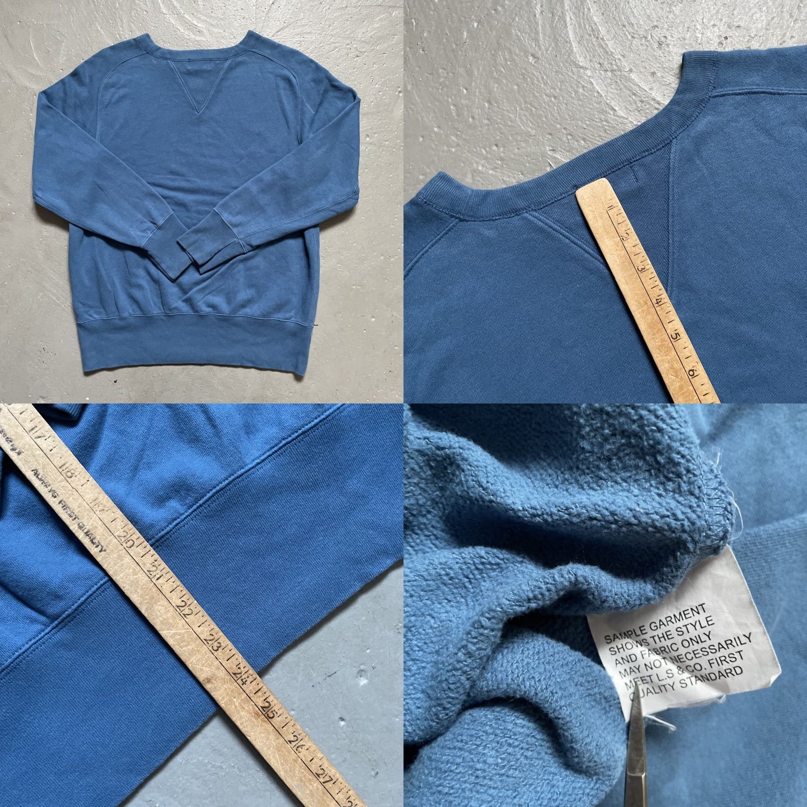 Levi's VINTAGE Levi's Sweatshirt - Levis Double V Crew Neck Pullover M Unisex Adults 1940s 1950s College Americana 50s 60s Size US M / EU 48-50 / 2 - 8 Thumbnail