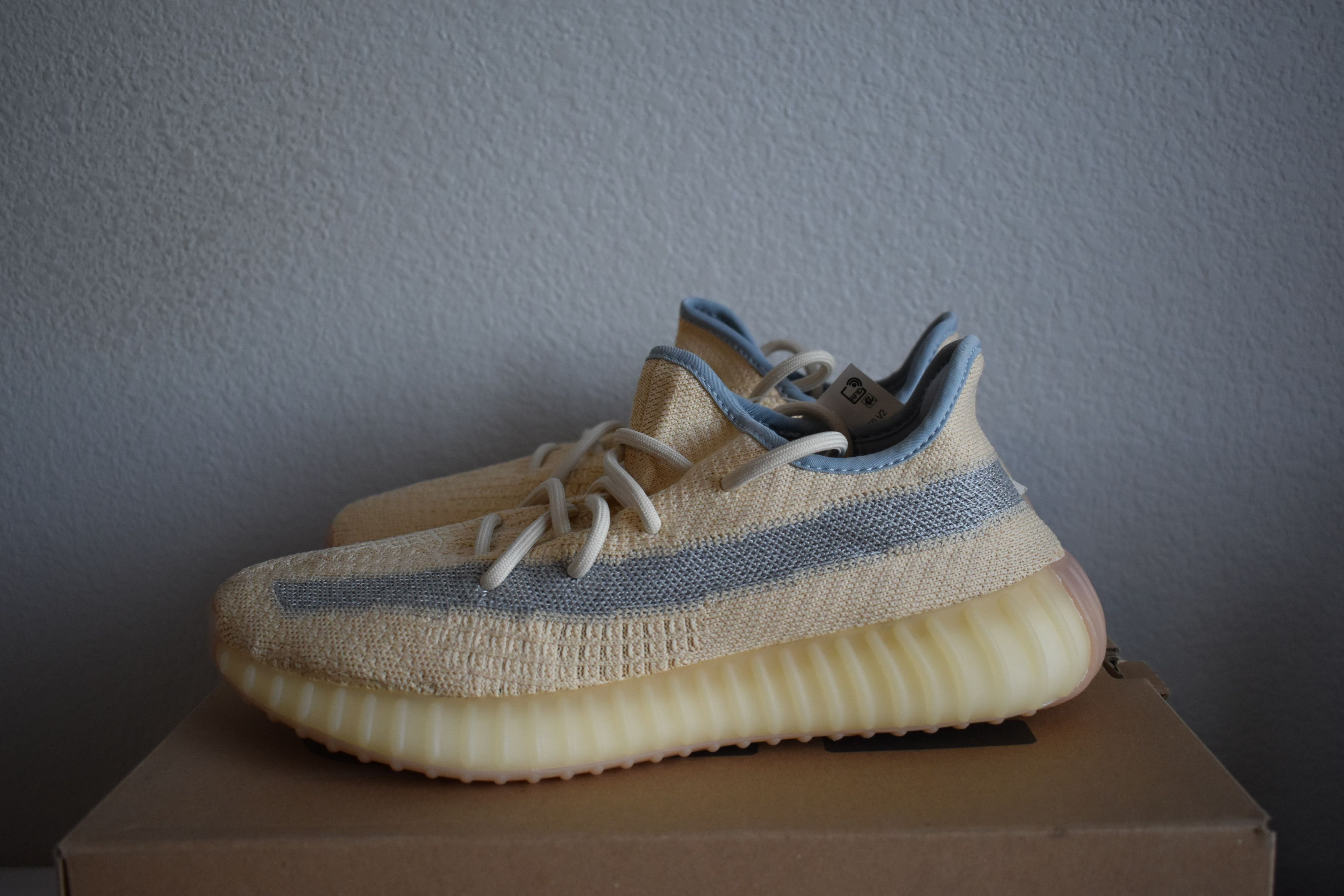 Adidas × Kanye West Yeezy Boost 350 V2 'Linen' Size US 8.5 / EU 41-42 - 7 Thumbnail