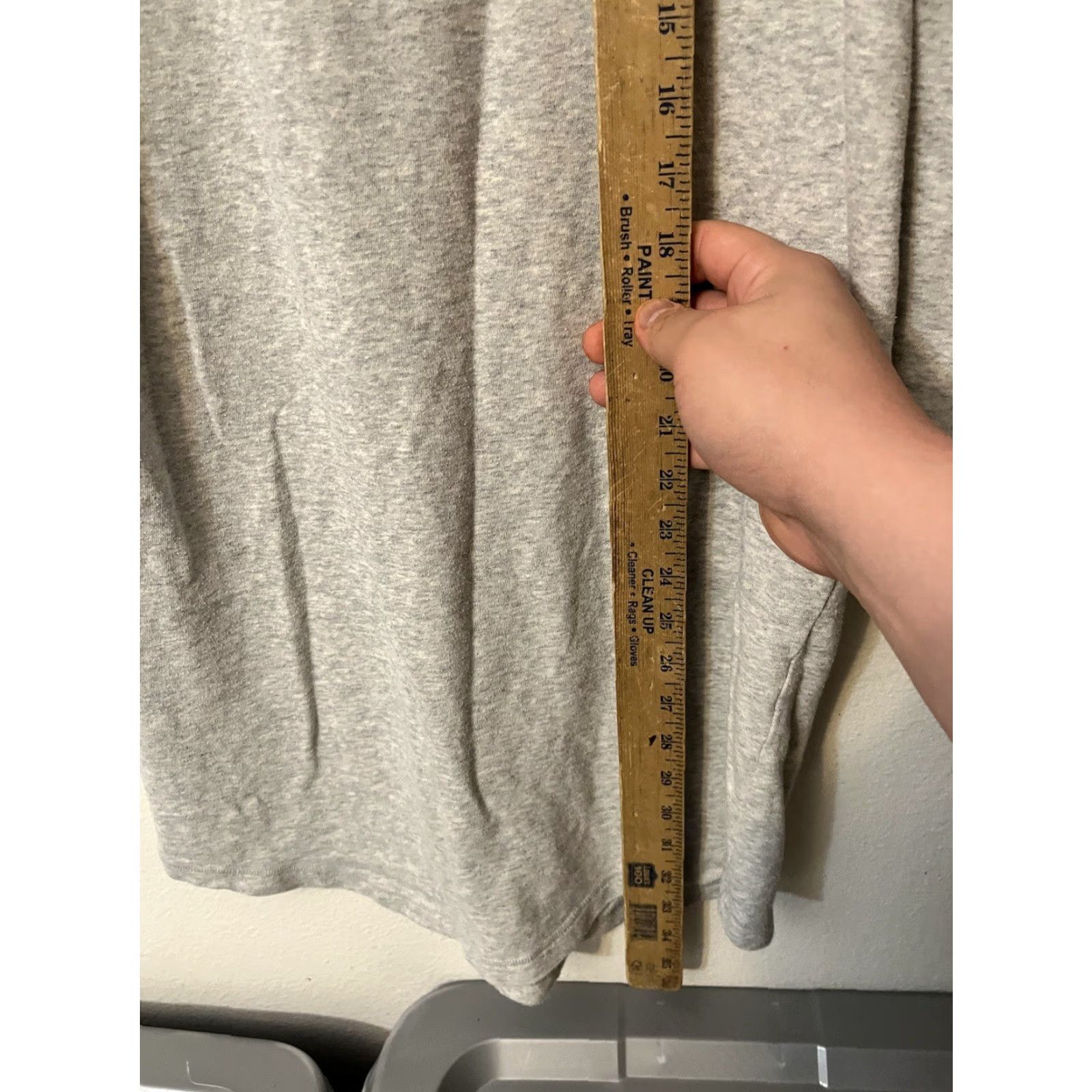 Uniqlo Uniqlo Mini Dress Shirt Uniqlo Gray Cotton Polyester Knit Short Dress Long Sleeve Pullover Crew Neck Casual Women M Size M / US 6-8 / IT 42-44 - 4 Thumbnail