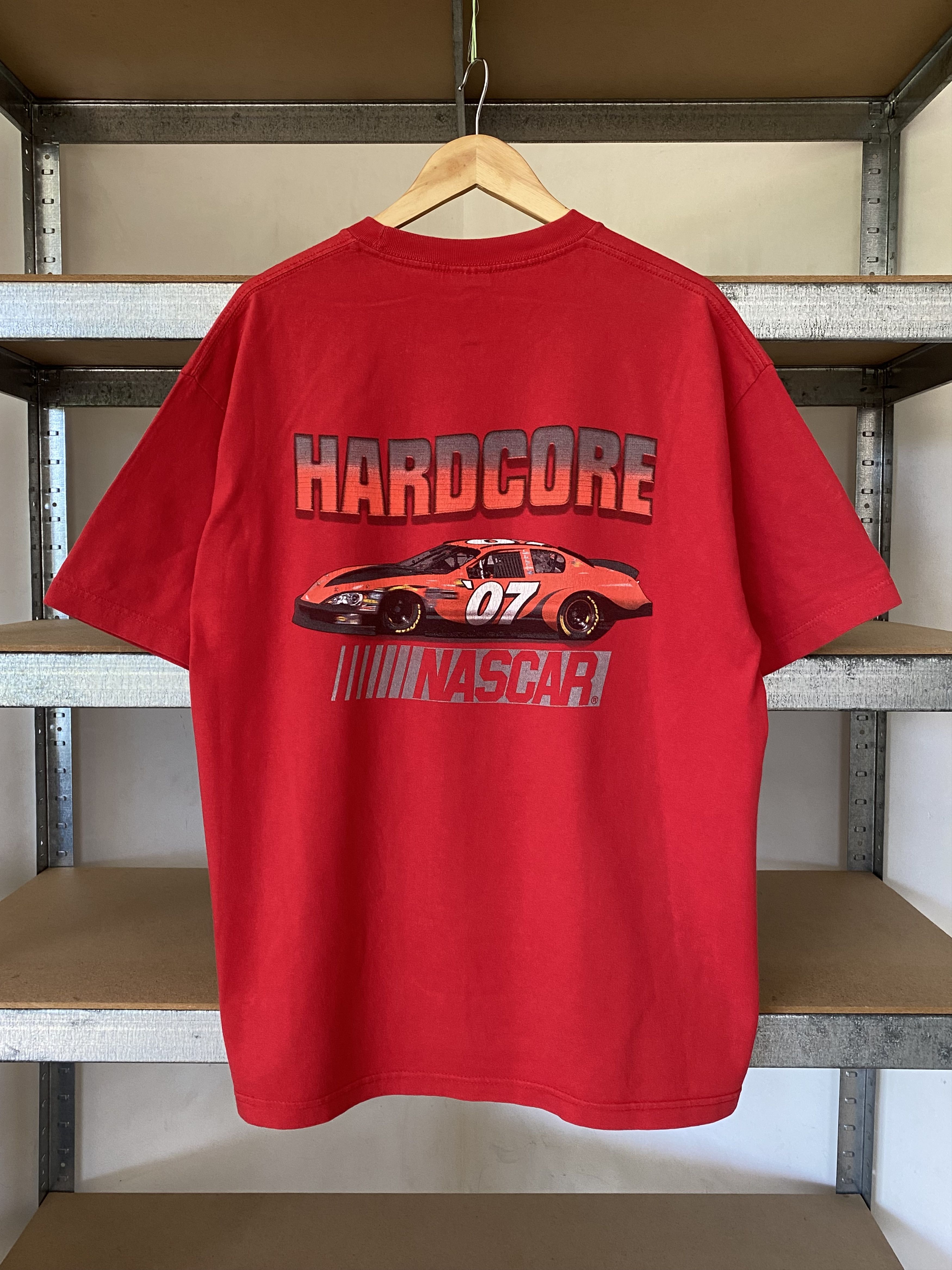 NASCAR Nascar Vintage 2000s Hardcore Racing Tee Size US XL / EU 56 / 4 - 1 Thumbnail