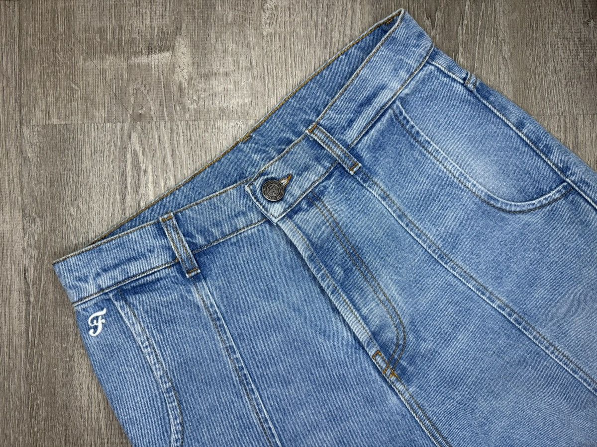 FiveFourFive 545 Oversized Denim Jorts Washed Blue Size US 30 / EU 46 - 2 Thumbnail