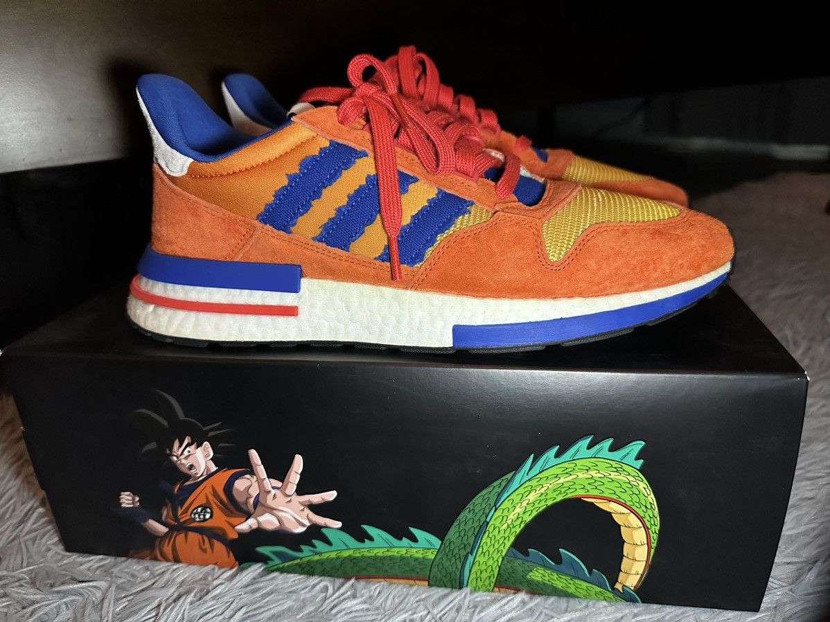 Adidas Adidas x Dragon ball Z ZX 500 Restomod ‘Son Goku’ | Grailed