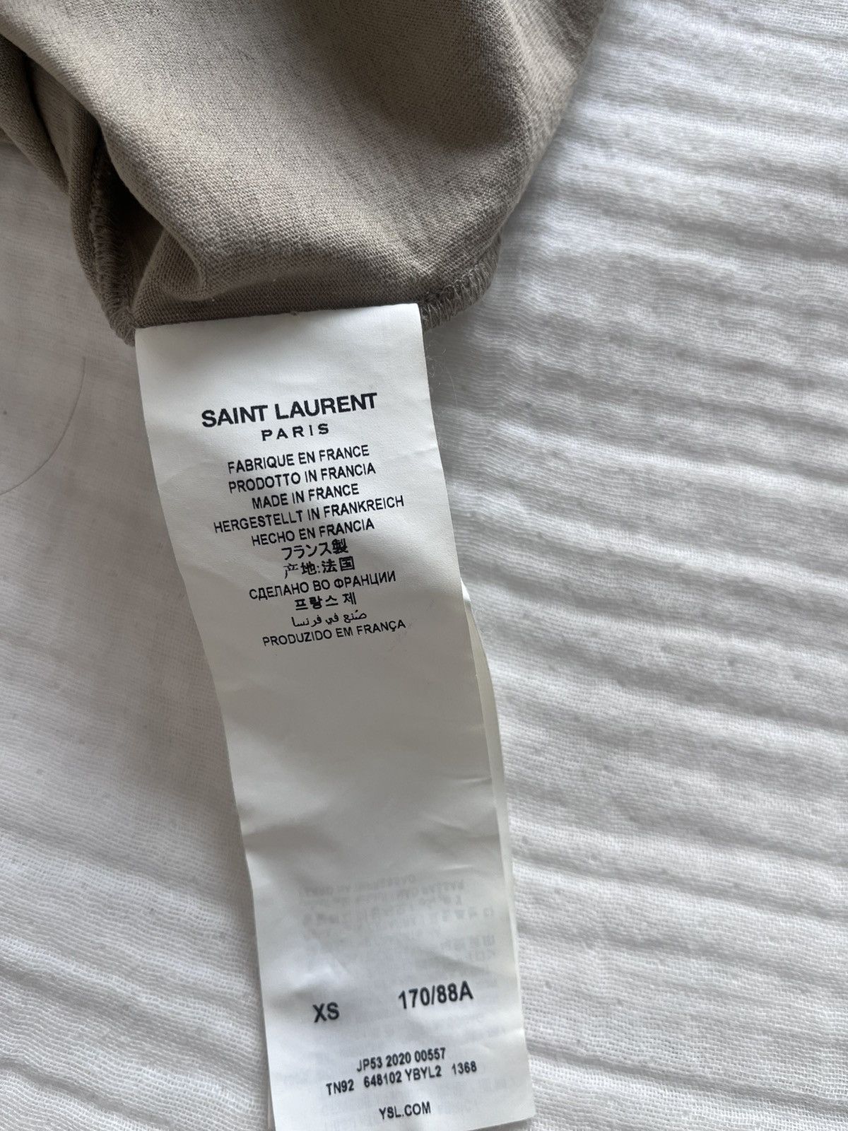 Saint Laurent Paris Saint Laurent t-shirt Size US M / EU 48-50 / 2 - 8 Thumbnail