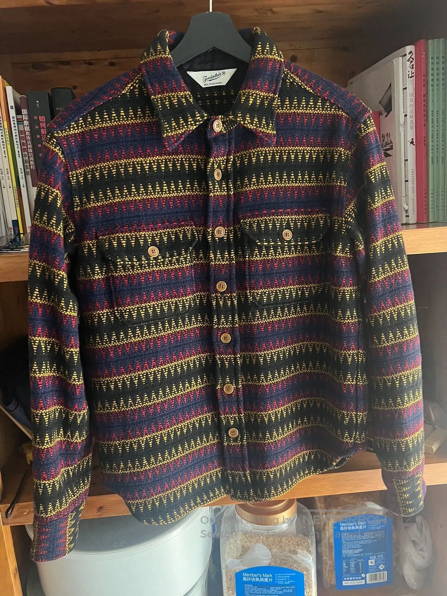 Japanese Brand Ethnic Style Wool Shirt. Size US M / EU 48-50 / 2 - 2 Thumbnail