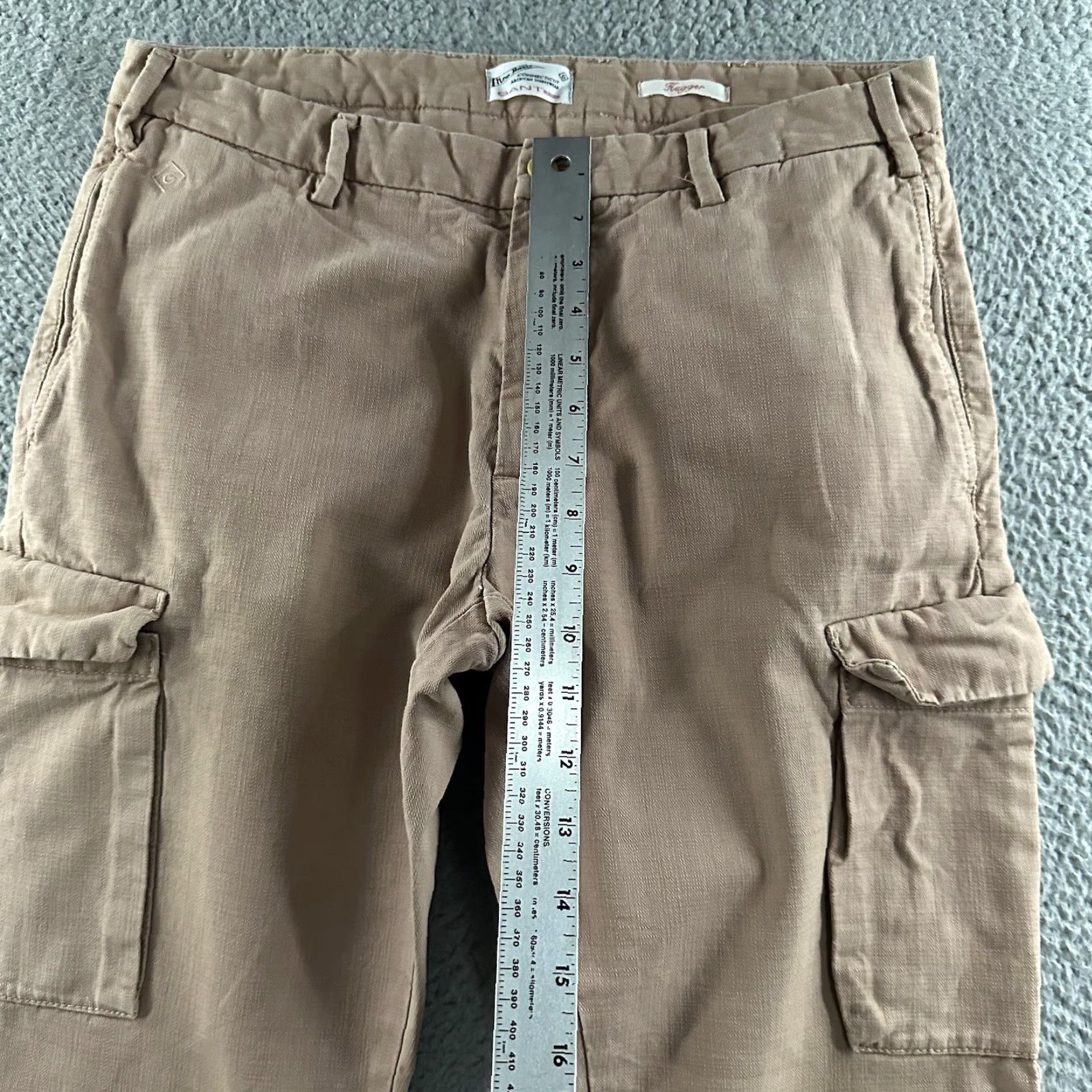 Gant Gant Rugger Mens Pants Pink Size 32x32 Cargo Hugger Canvas 100% Cotton Mens Size US 32 / EU 48 - 7 Thumbnail
