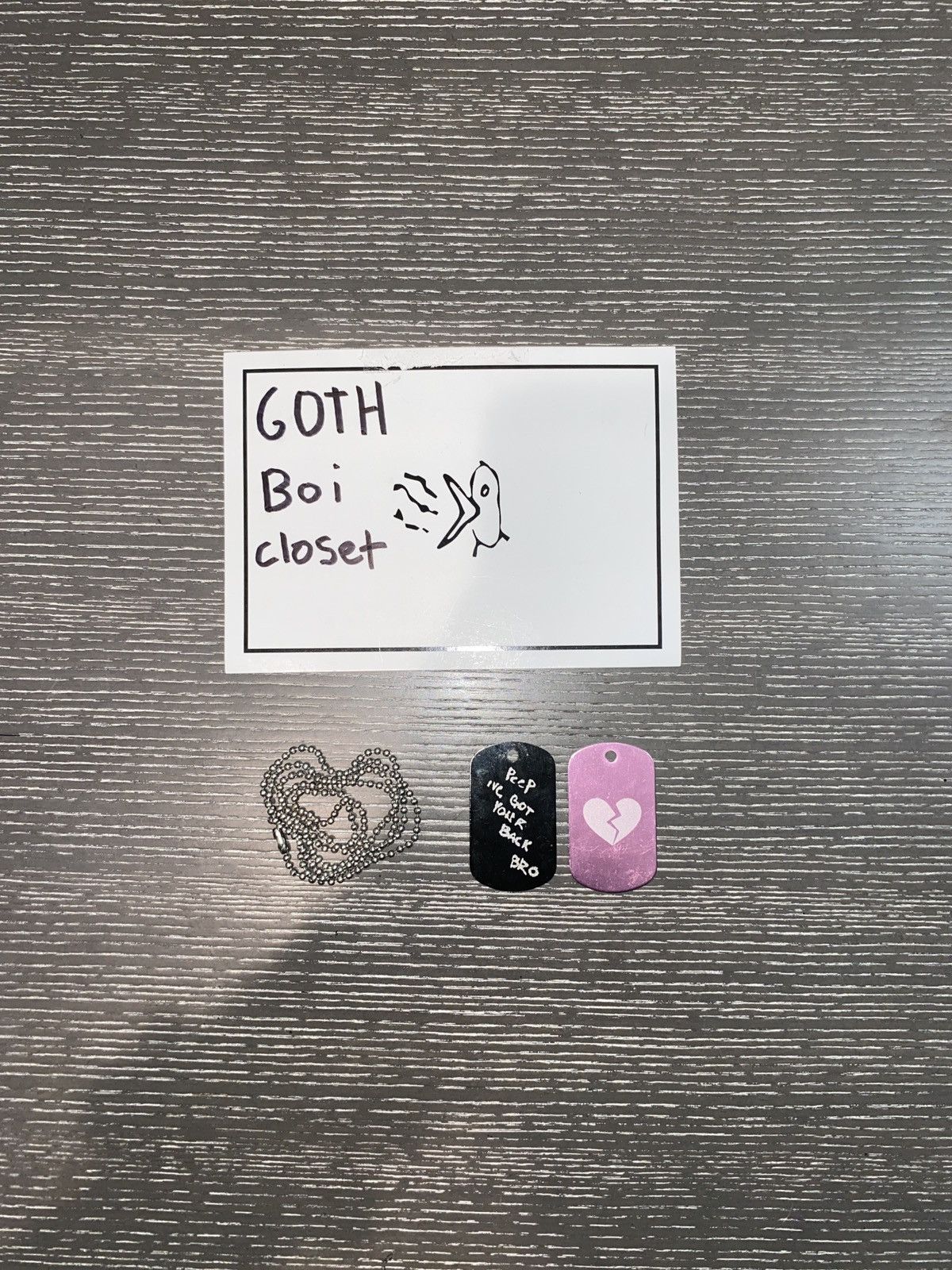 GOTHBOICLIQUE × Lil Peep COWYS 2 dog tags Size ONE SIZE - 2 Thumbnail