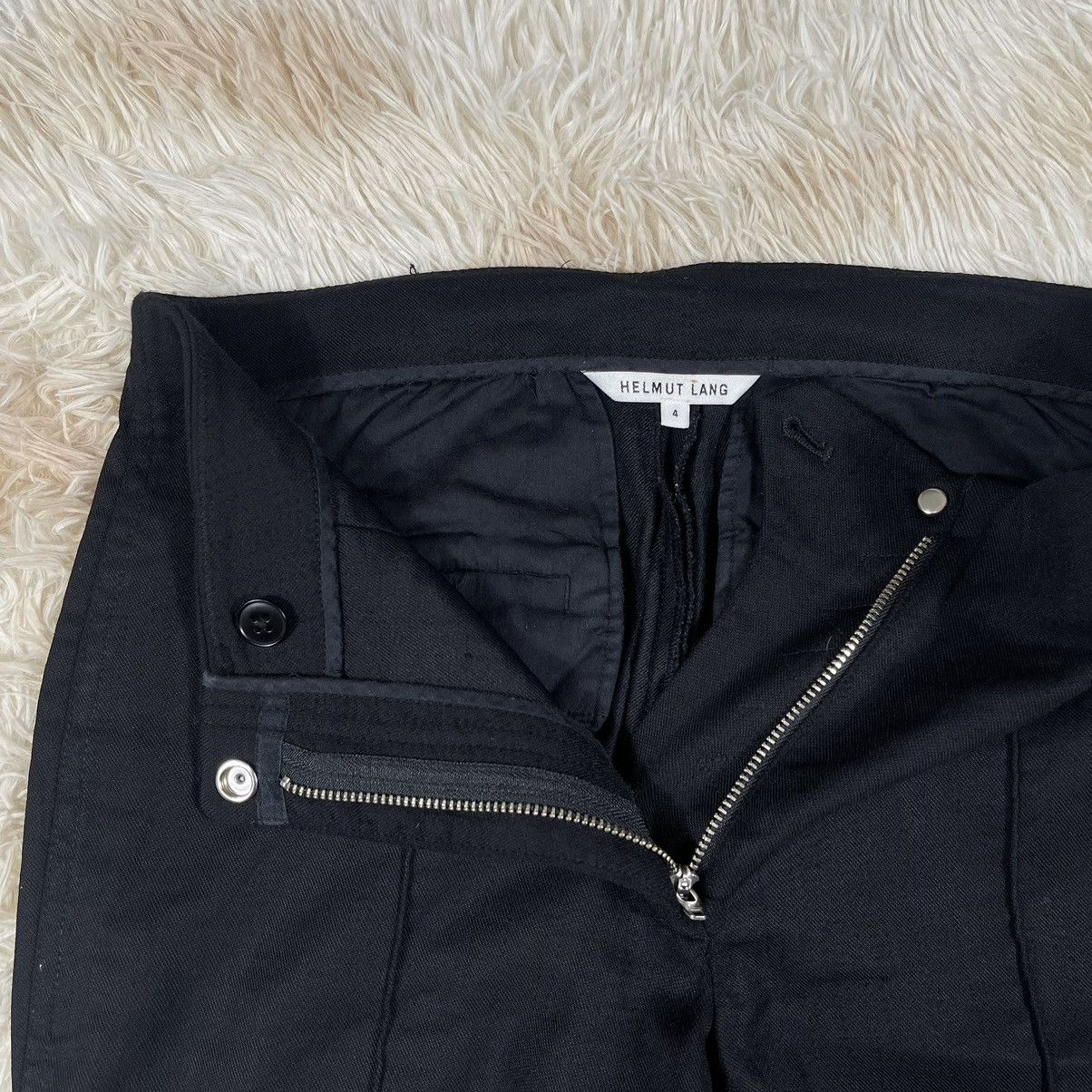 Helmut Lang Helmut Lang Cropped Flared Pants Size 28" / US 6 / IT 42 - 4 Thumbnail