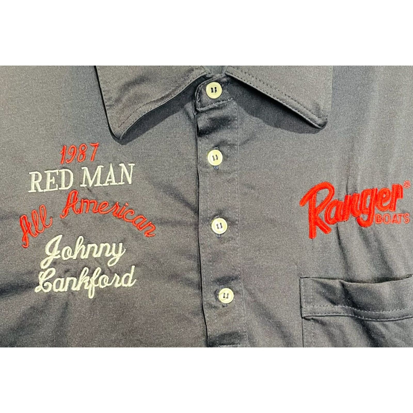 Vintage VTG Polo Shirt Men’s Ranger Boats Fishing Competition Polo Lot Of 2 Read Description Medium Blue Gray Size US M / EU 48-50 / 2 - 3 Thumbnail