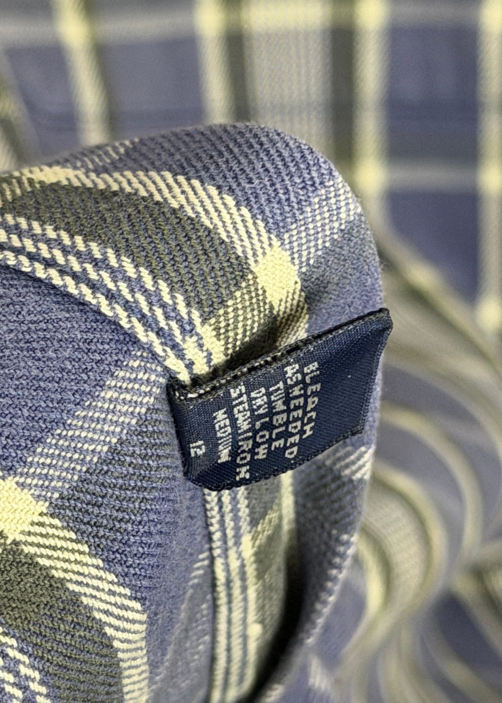 vtg Polo Sport Sportsman RL Utility Plaid Work Shirt image 3