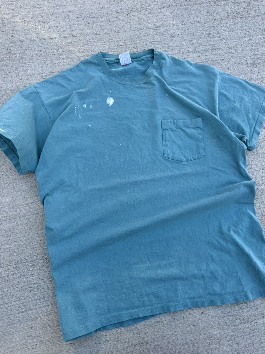 Other Vintage Paint Splatter Single Stitch Pocket Tshirt Size US XL / EU 56 / 4 - 1 Thumbnail