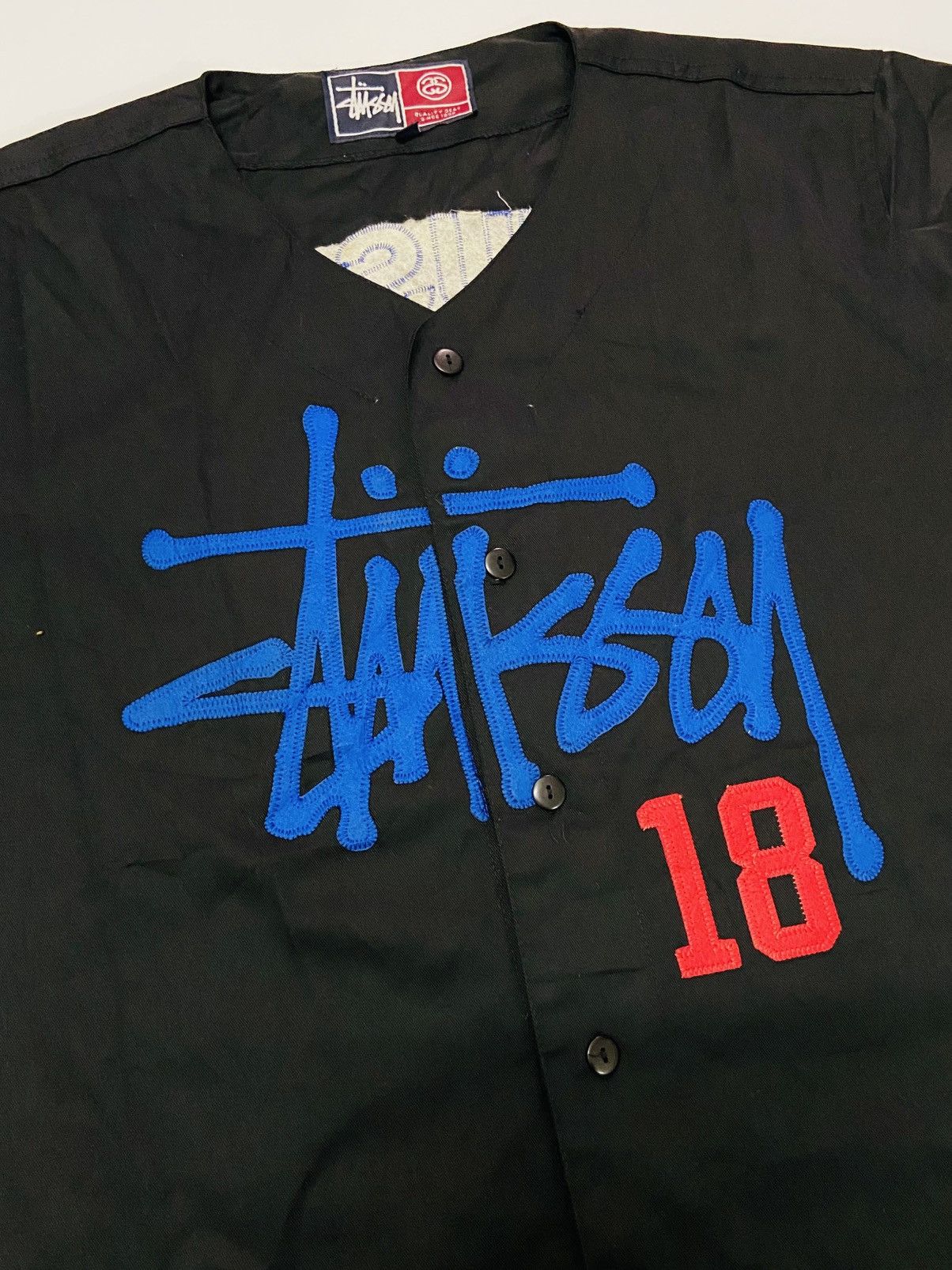 Stussy × Vintage VINTAGE STUSSY BASEBALL SHIRT 🔥🔥 Size US L / EU 52-54 / 3 - 9 Thumbnail