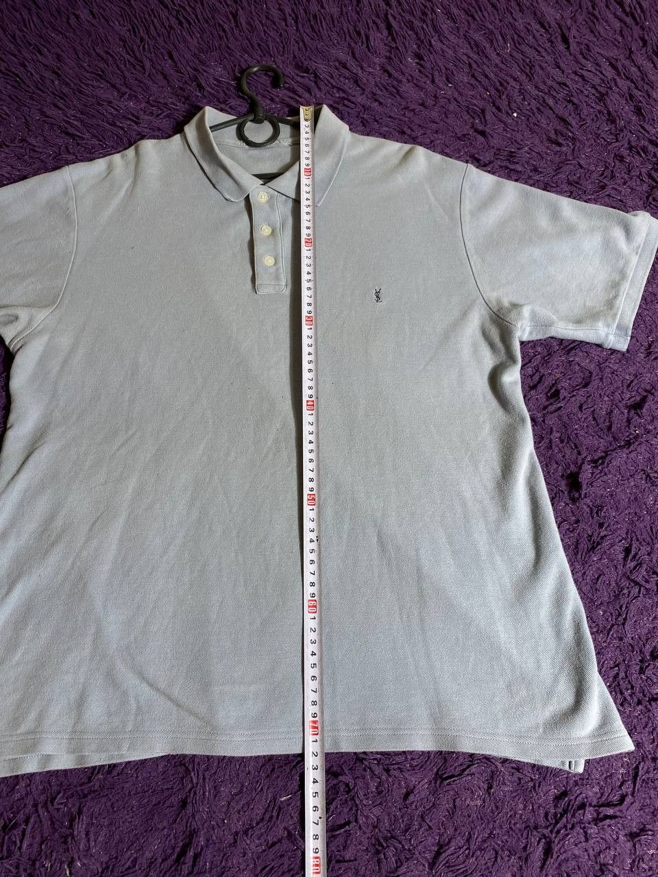 Vintage × Yves Saint Laurent Polo YSL Tee shirt big logo Yves Saint Laurent Size US XL / EU 56 / 4 - 17 Thumbnail