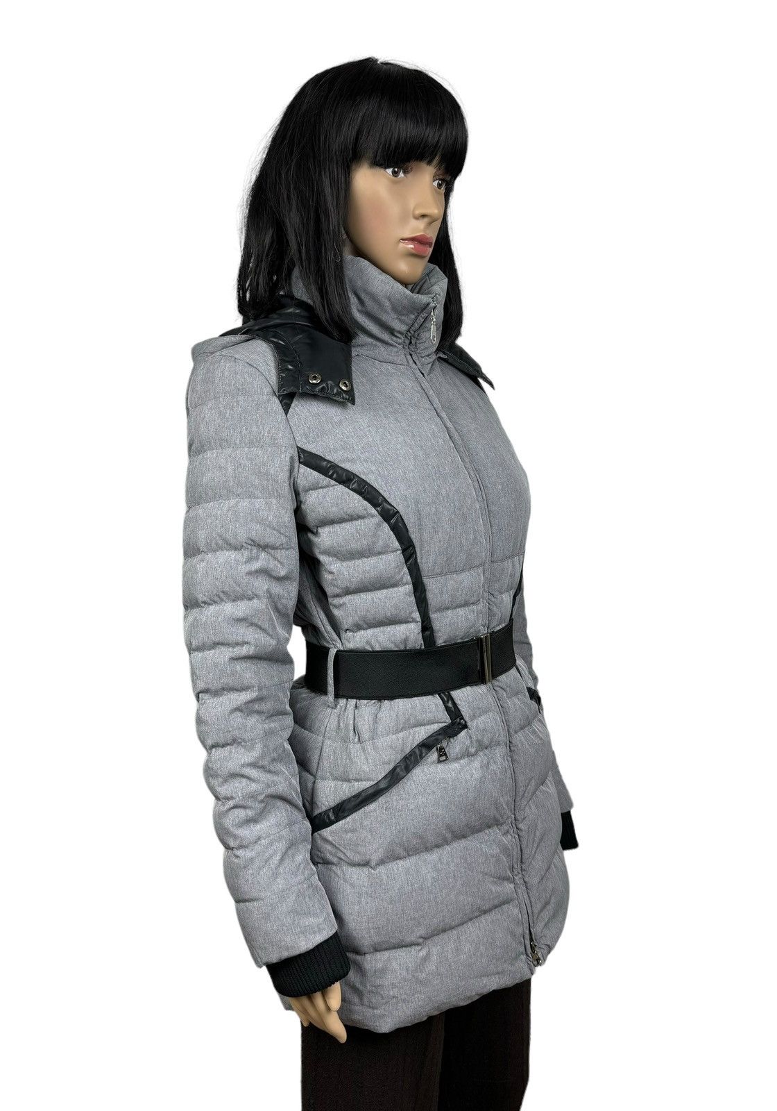 Other Who’s Who Grey Down Quilted Jacket Hooded size S Size S / US 4 / IT 40 - 5 Thumbnail