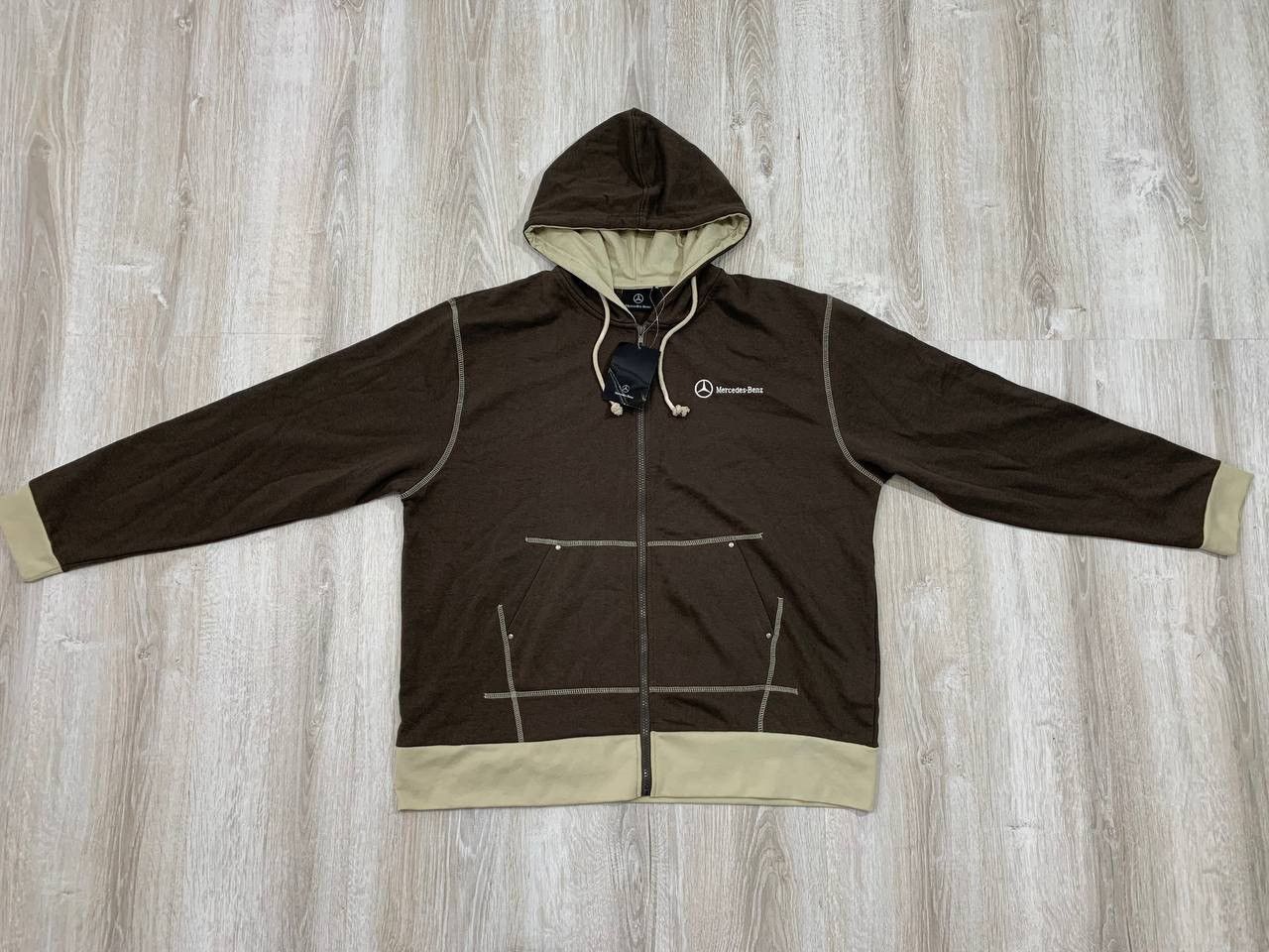 Mercedes-Benz × Vintage Mens hoodie Mercedes Benz Size XL Size US XL / EU 56 / 4 - 1 Thumbnail
