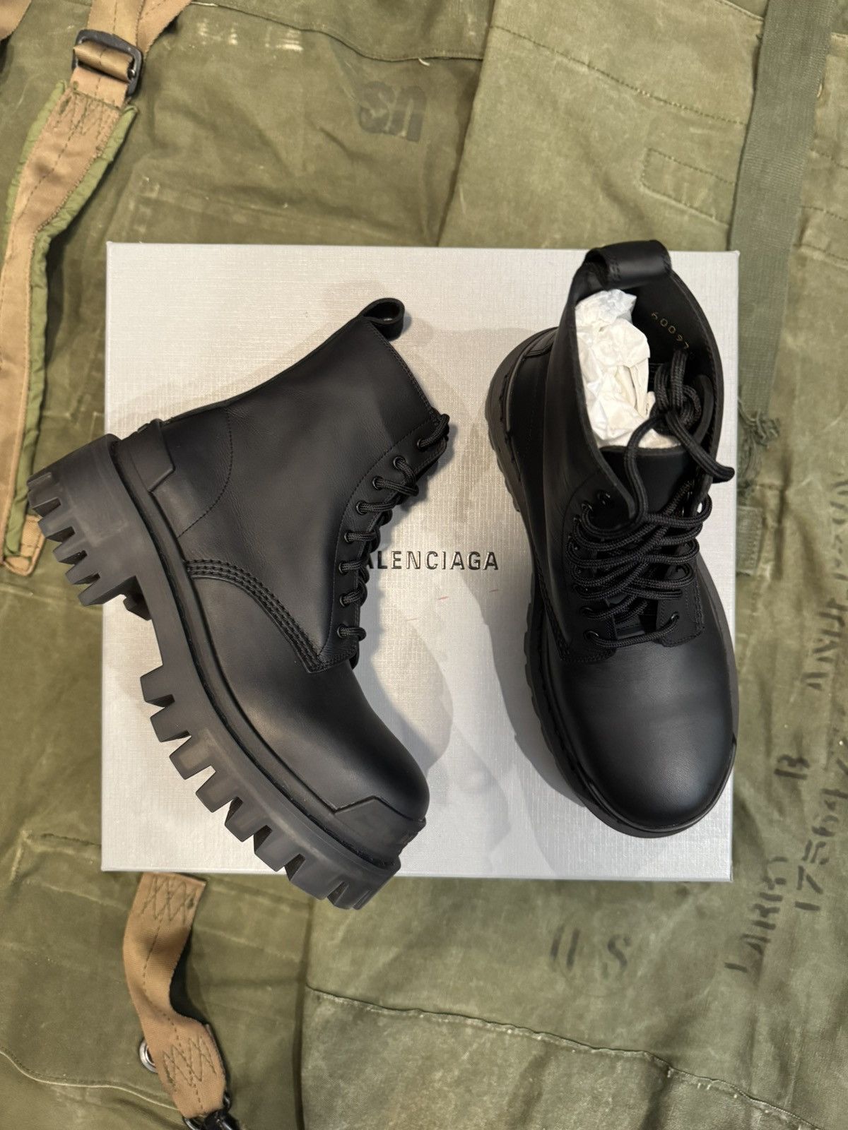 Balenciaga Balenciaga Strike Lace-up Boot Size US 5 / IT 35 - 4 Thumbnail
