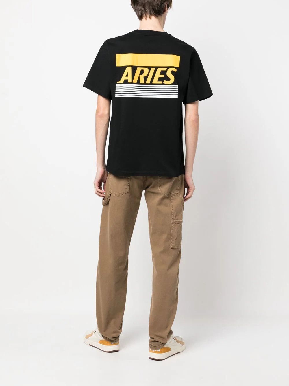 Aries ARIES black credit card logo print t-shirt Medium q Size US M / EU 48-50 / 2 - 3 Thumbnail