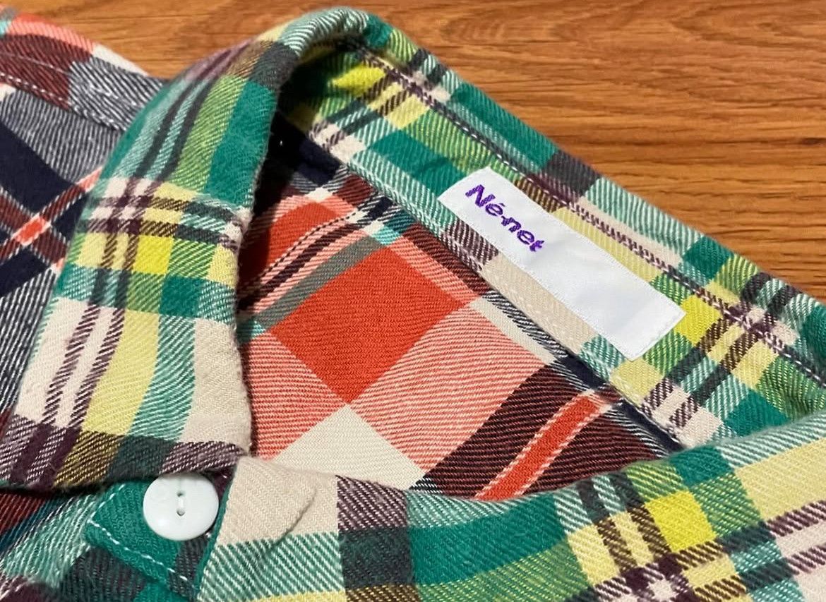 Issey Miyake 2000s Ne-net Plaid Flannel Shirt y2k Size US L / EU 52-54 / 3 - 6 Thumbnail